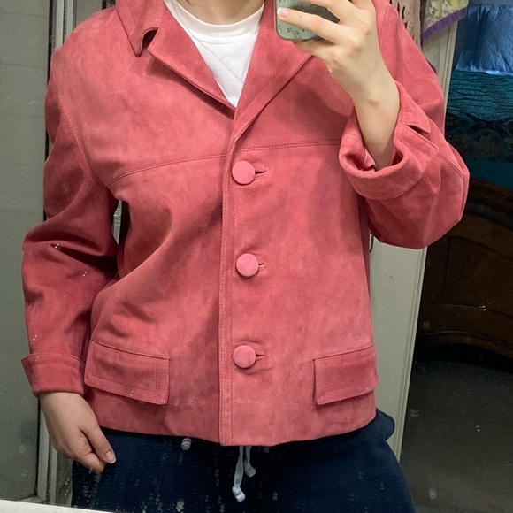 100% Authentic Prada Leather Suede Crop Jacket, New With Tags - Picture 1 of 6